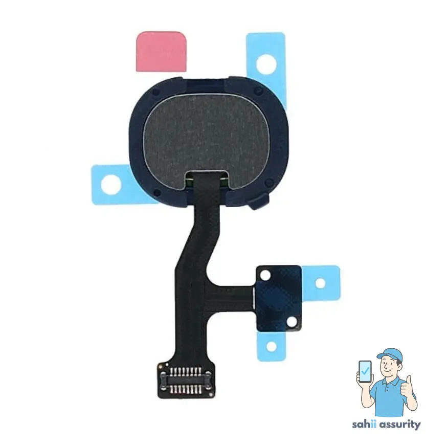 Fingerprint Sensor with Flex Cable for Samsung Galaxy M31 Black thumbnail